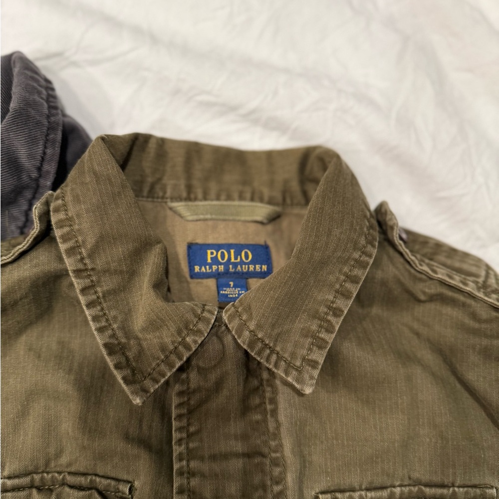 Polo by Ralph Lauren Kids Olive and Black Jackets - Size 7 - Picture 2 of 2